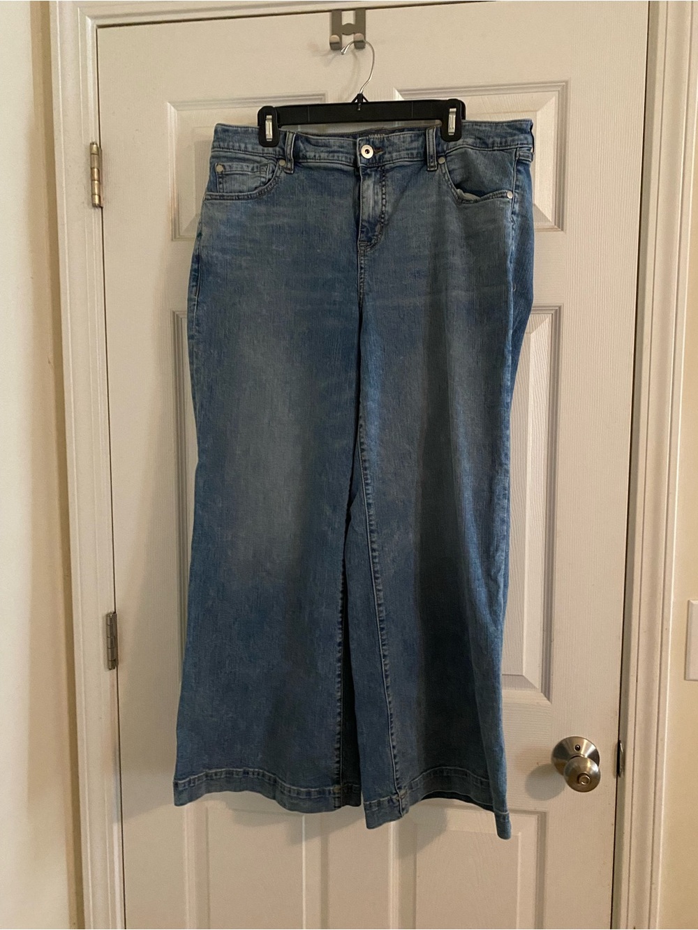 Torrid High Rise Wide Leg Blue Denim Plus Sized 16s Jeans